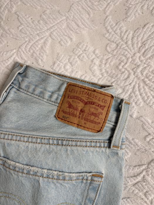 Levi’s 501 skinny niebieskie levis dżinsy