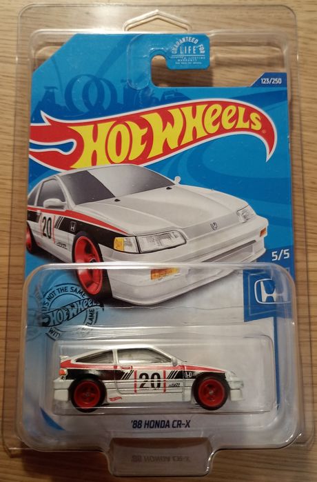 Hot Wheels Honda '88 CR-X Sth nowy+ochraniacz