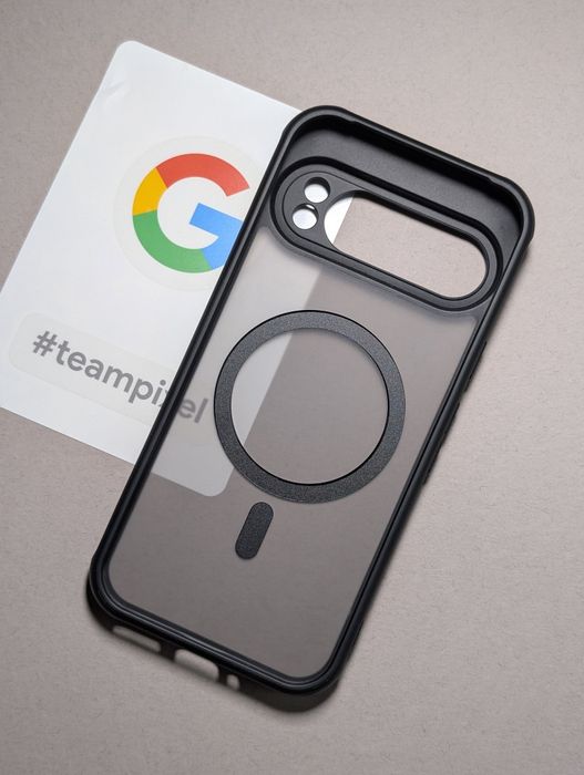Чохол з магнітним кругом МАГСЕЙВ для Google Pixel 9 Pro Чорний