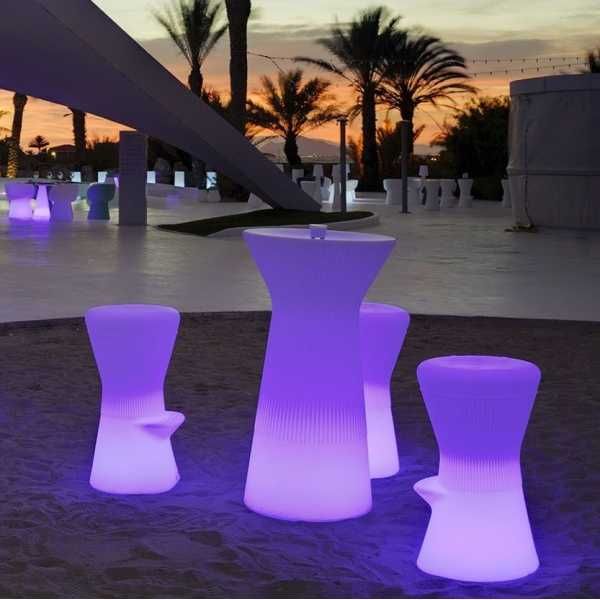 Mesa led rgb com iluminação