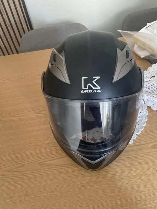 Capacete xxl urban black, pouco uso