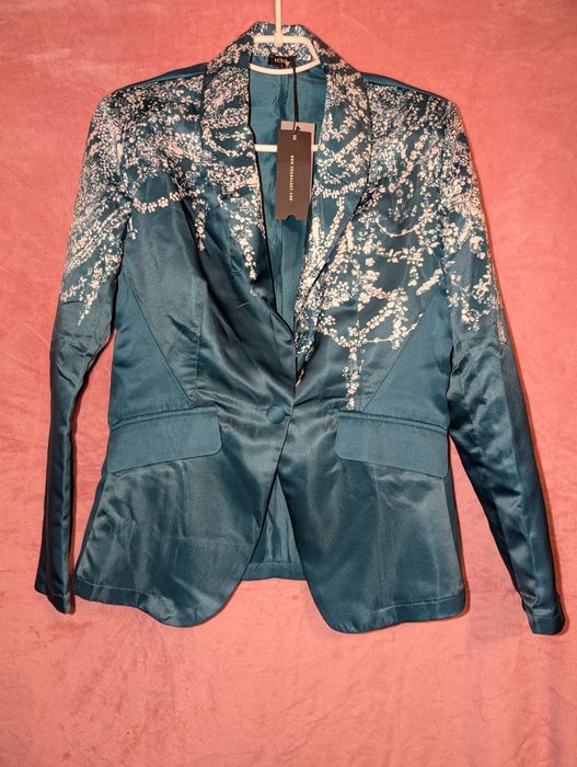 Піджак ізумрудно-бірюзовий жіночий