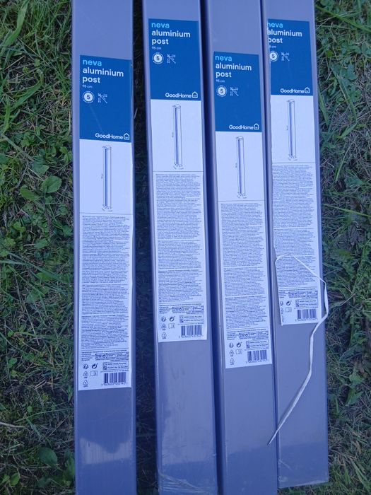 Nowe Słupki 15szt Klikstrom Neva aluminium 95 x 7 x 7 cm