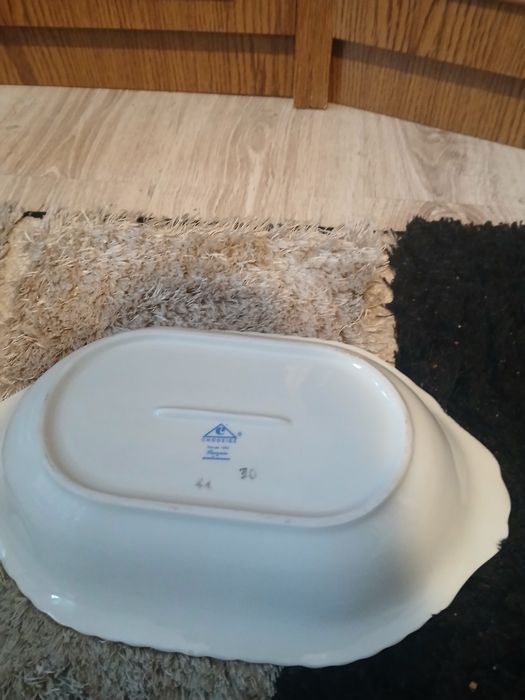 Talerze PRL z wzorem