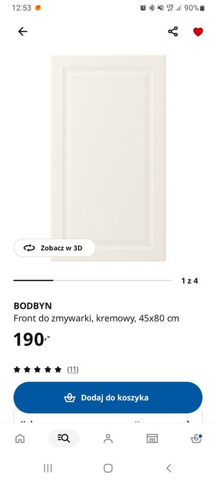 Bodbyn ikea front 45x80