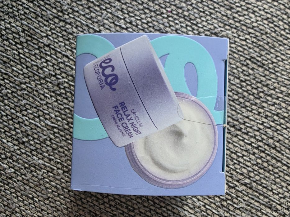 Nowy krem na noc Ecoforia Lamellar Relax Night Face Cream 50 ml