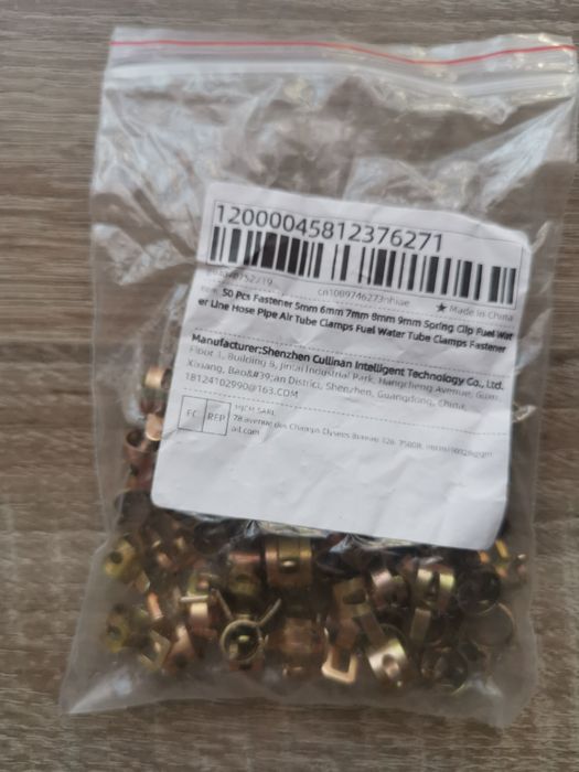 Набор маленьких хомутов