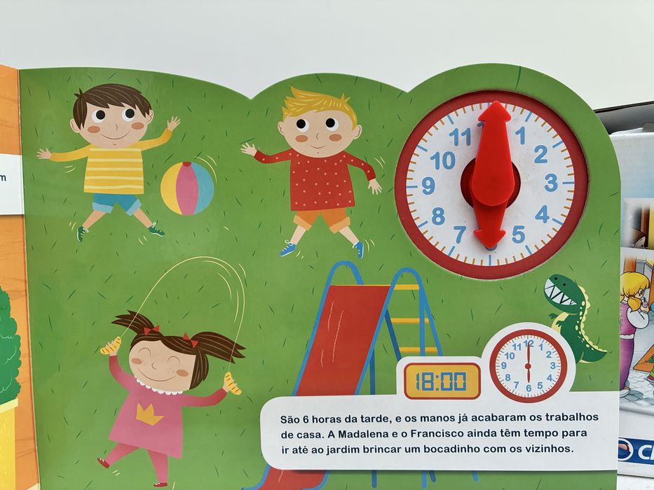 Clementoni Learning Set for Telling Time436415323691427843