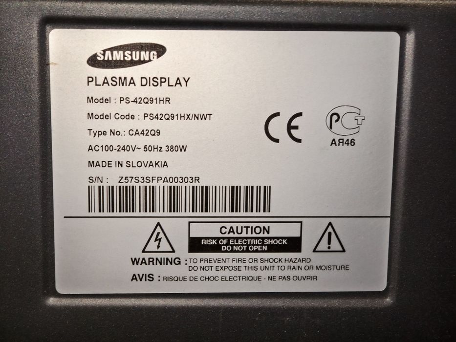 телевизор Samsung PS42Q91HR
