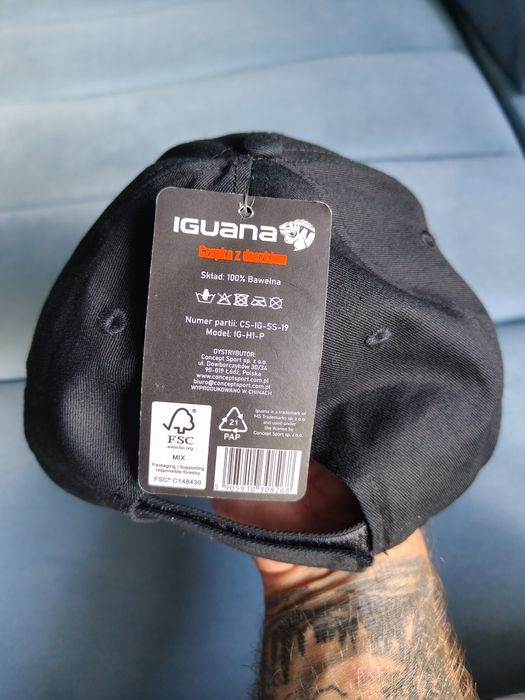 Czapka z daszkiem Iguana unisex