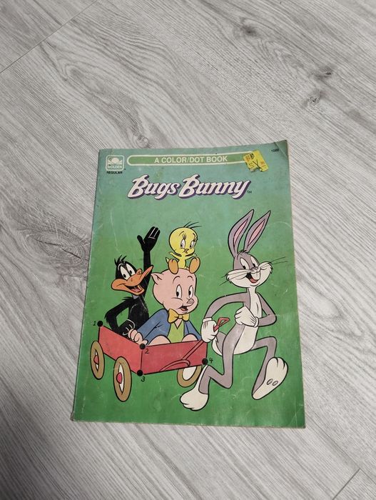 Królik Bugs 1985r kolorowanka