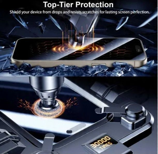 Ekran Prywatności Esanik Do Iphone'a 15 Pro 2+2 Sztuki