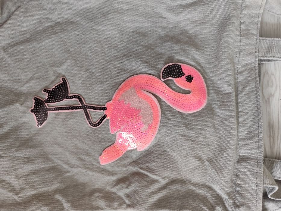 Torba materiałowa flamingi