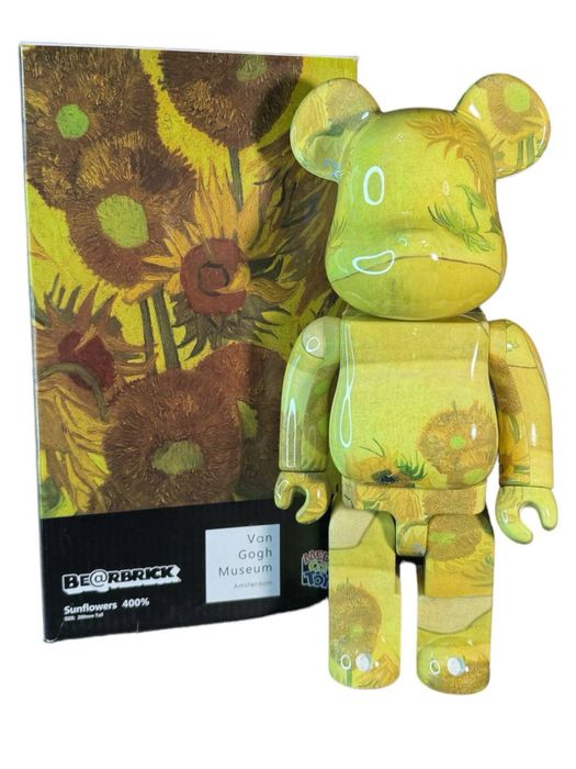 BearBrick SunFlowers 28cm (бірбрік) колекційна іграшка