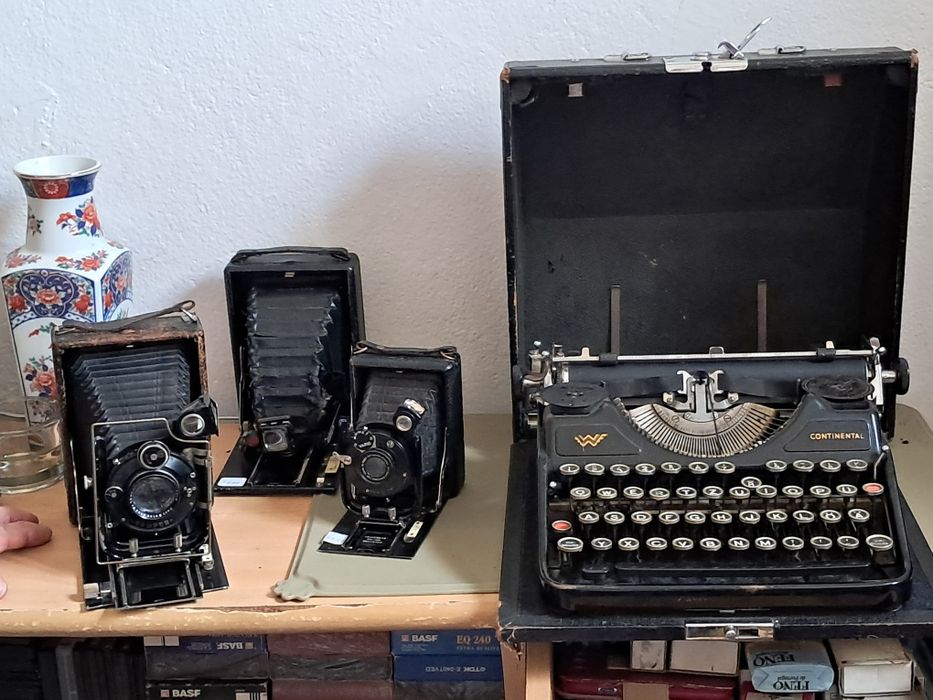 Máquina fotografica antigas