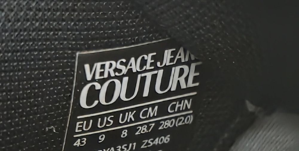 Espetaculares TENIS homem VERSACE GOLDEN