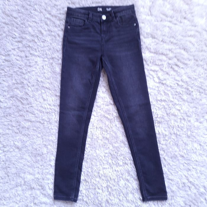 Zestaw jeansów H&M r.152 czarne  NOWE