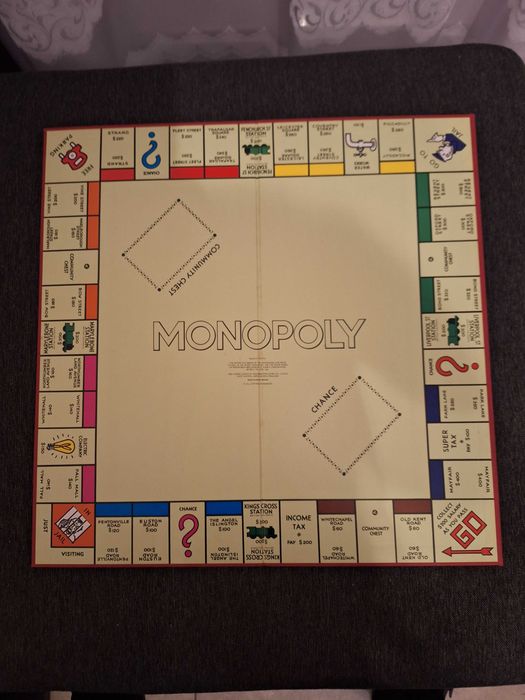 Gra planszowa stara, oryginalna Monopoly  Waddingtons.