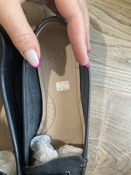 Мокасини шкіряні