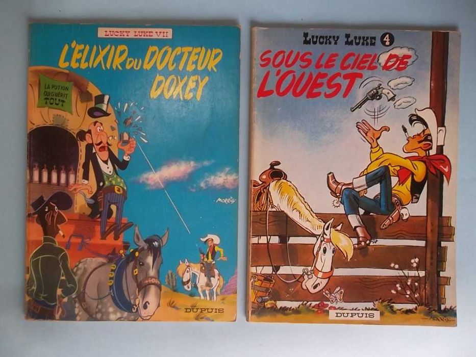 23 álbuns do LUCKY LUKE, Edições em capa mole da DUPUIS desde o Nº 1
