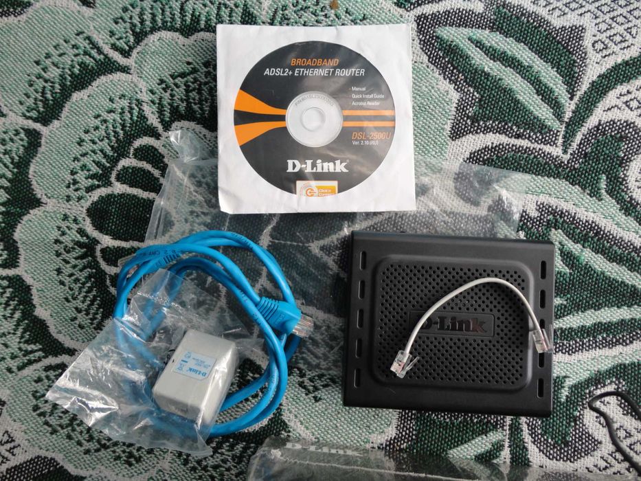 DSL-2500U ADSL2+ Ethernet Router.D-Link. роутер