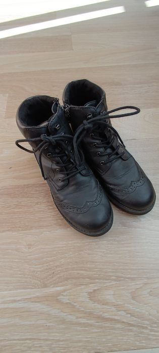 Kozaki dziewczęce jesień/zima Pepperts Się Fresh r.36, dł wkładki 24