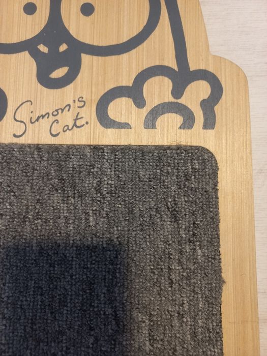 Drapak Simon's Cat dla kota pionowy solidny drewniany szary duży