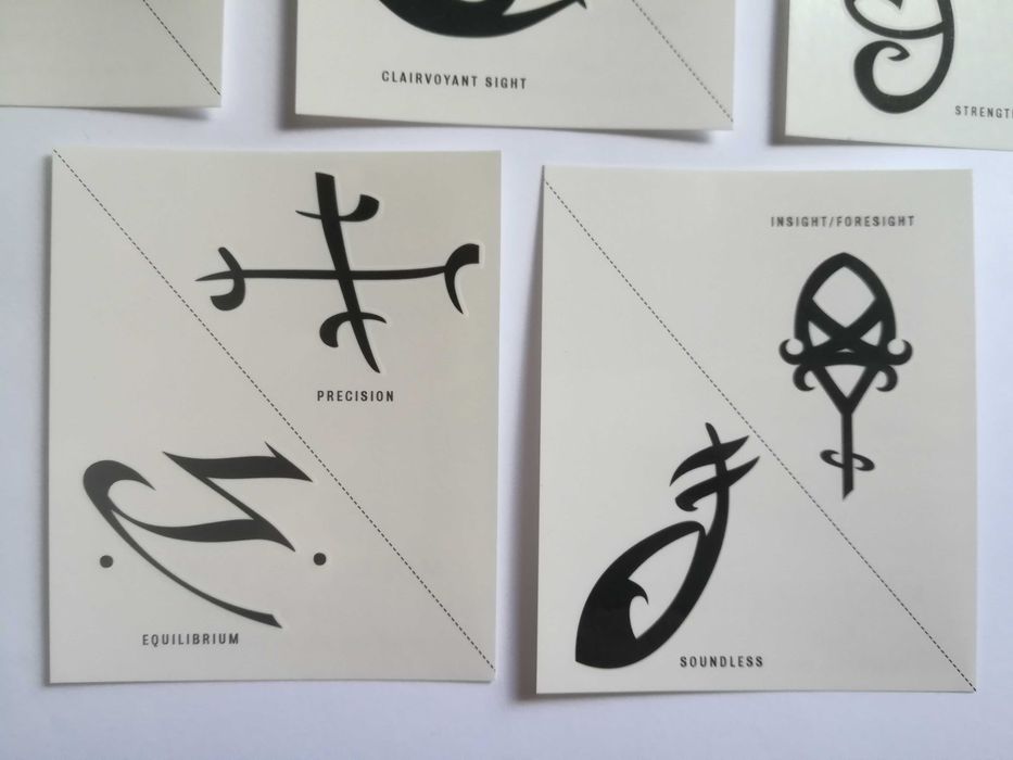 10 Tatuagens temporárias This Mortal Instruments Instrumentos Mortais