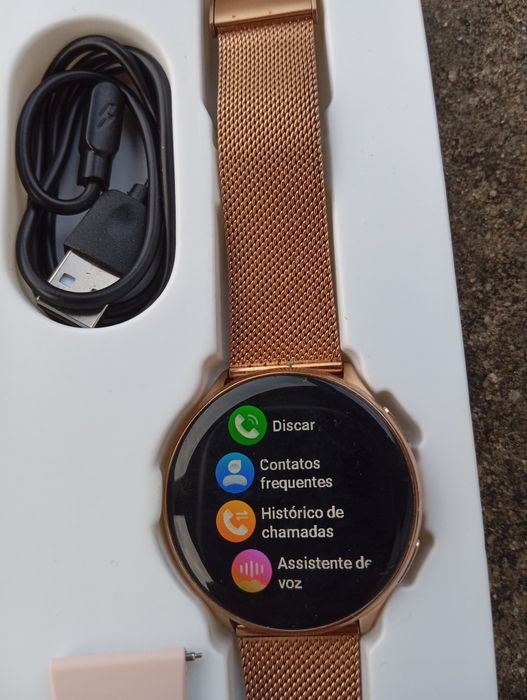 Smartwatch Modelo G35 Dourado