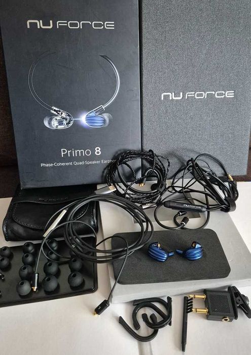 Słuchawki NUFORCE PRIMO 8 3 x kable (zbalansowany i USB-C audio)