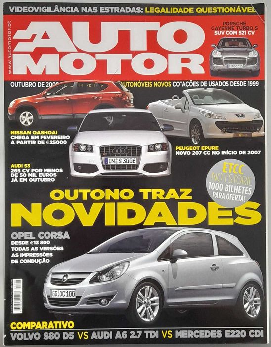 Revistas automóvel Auto Motor