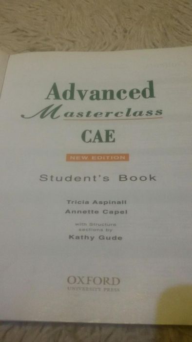 Advanced masterclass student's book