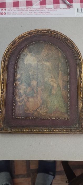 Moldura virgem com o menino