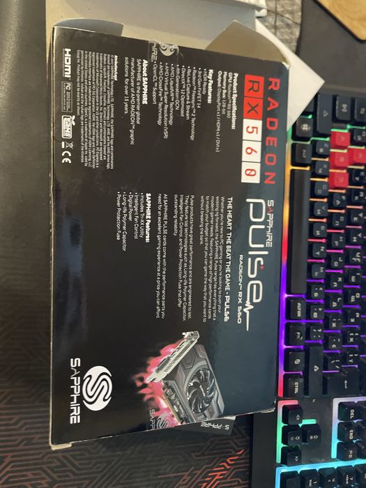 Відеокарта RX460 2gb як нова