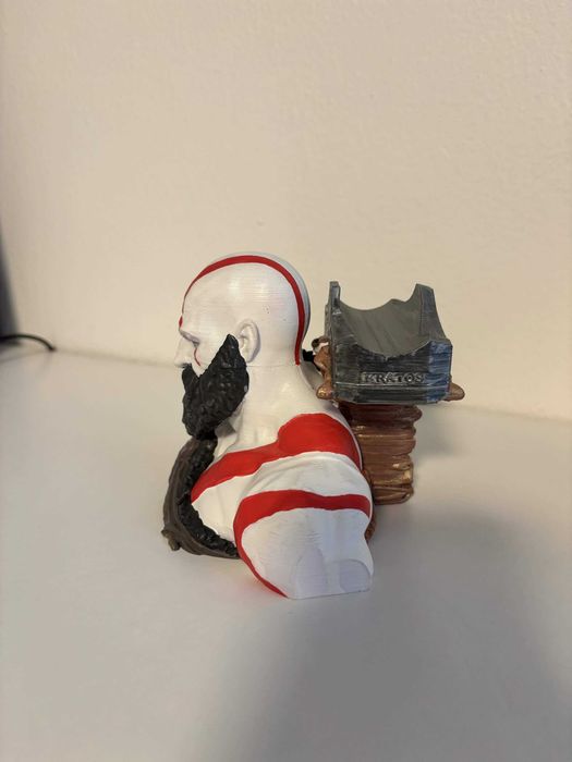 Busto Kratos (God of War) - Suporte de Comando