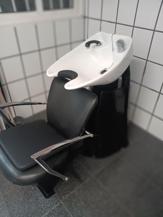 Rampa de lavagem cabeleireira