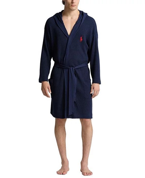 Polo Ralph Lauren Thermal Hooded Robe. Халат мужской коттон р M-L