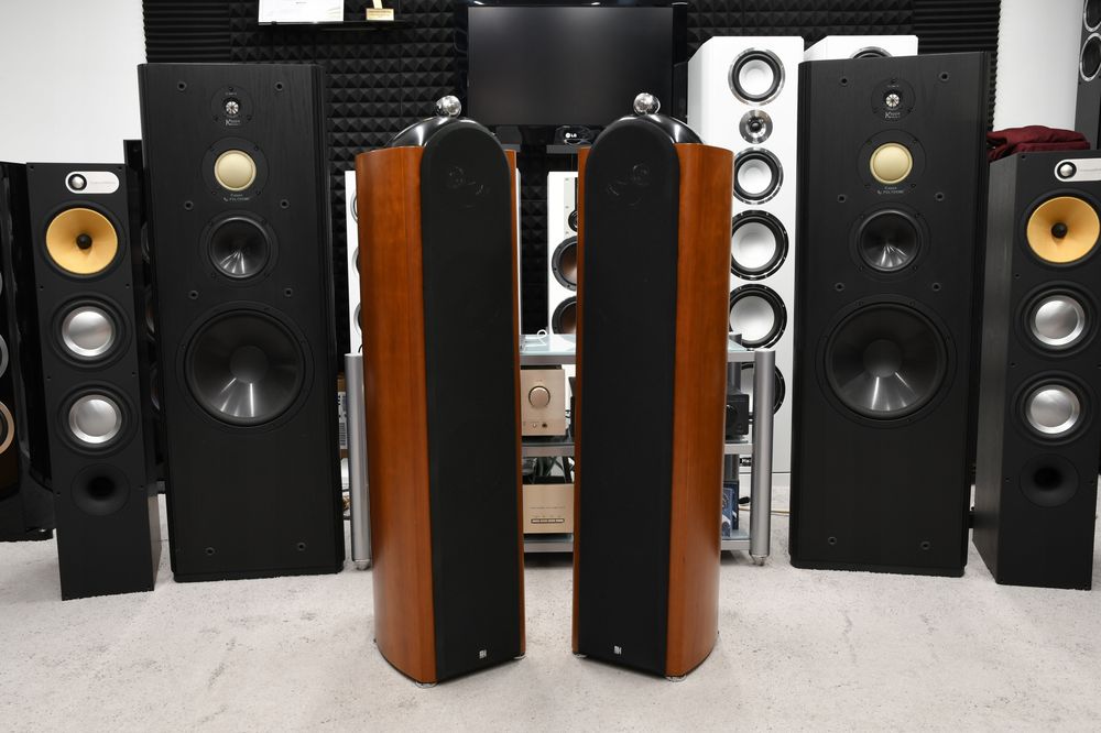 KEF Reference Model 203 kolumny podłogowe stereo 4-drożne Uni-Q high-end Made in England maskownice | raty 0% | zamiana | odsłuch | HI-END AUDIO