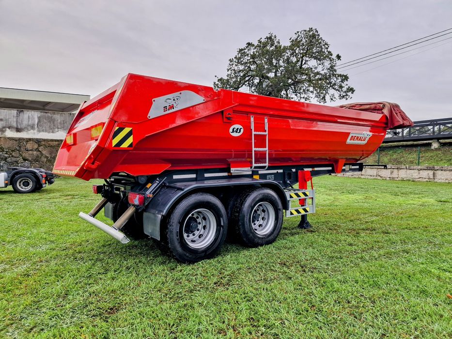 Semi reboque basculante 2 eixos