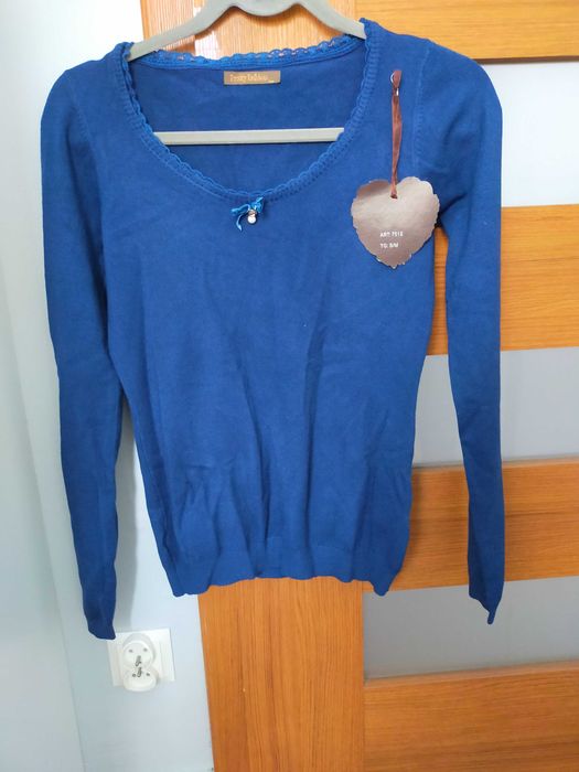 Nowa chabrowa bluzka damska rozmiar S/M.