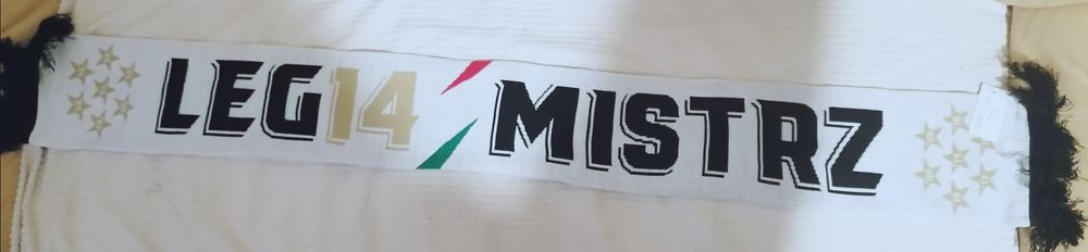 Legia Warszawa szal, nowy z etykietą