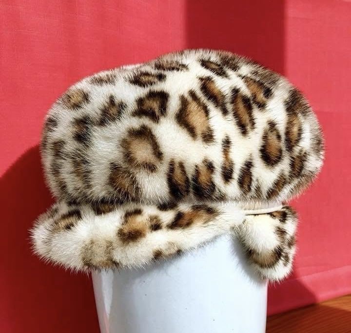 Норковая шапка высокого качества. Меховая шапка. Фуражка из норки