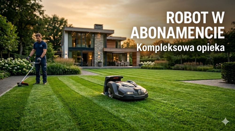 Robot koszący w abonamencie + Pielęgnacja trawnika | Wrocław