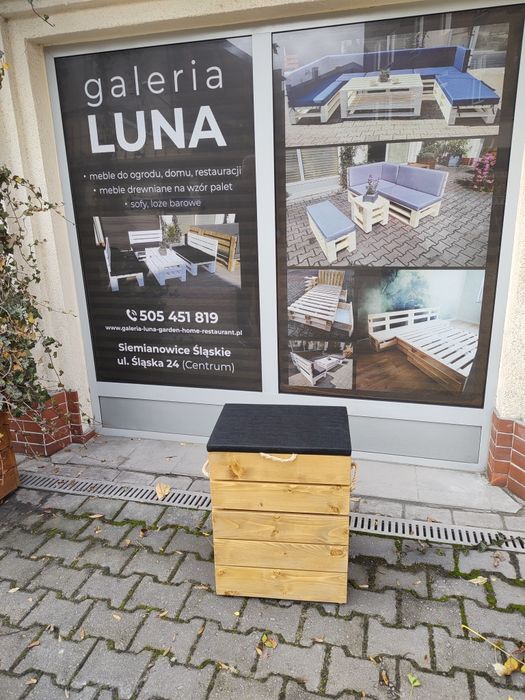 Promocja drewniany kosz na pranie