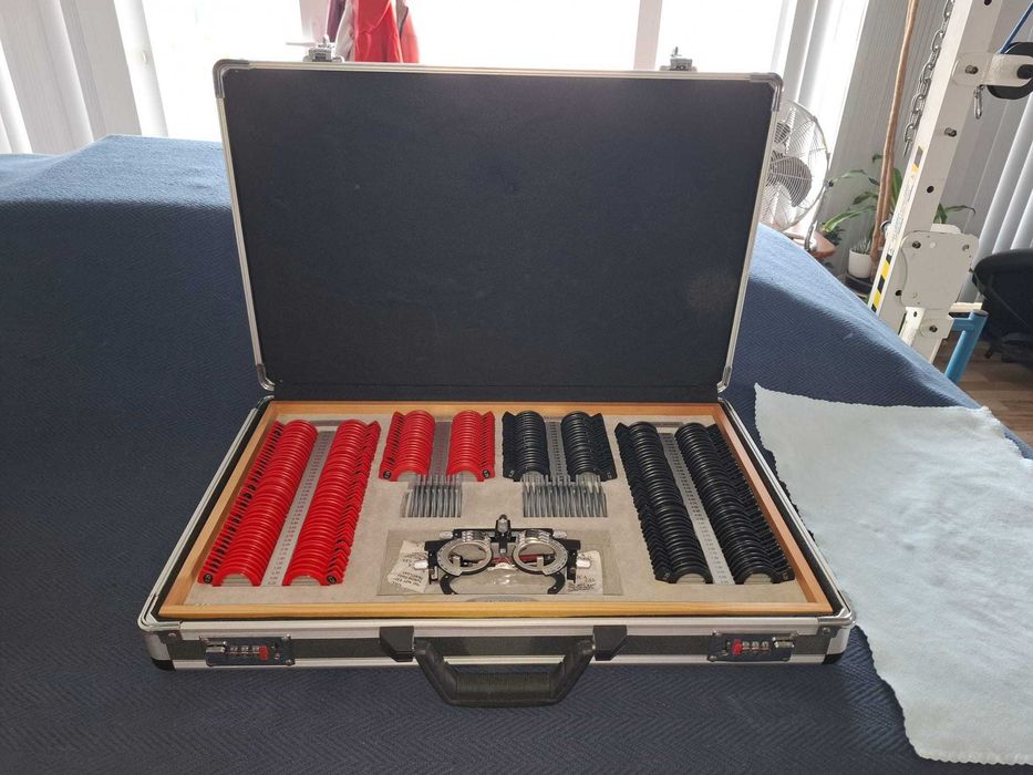 Kit De Lentes De Teste De Optometria Novo