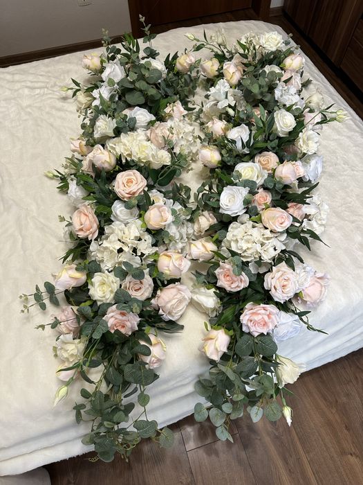 Композиції з штучних квітів/Весільна арка/Екібана/Декор весілля/фасаду