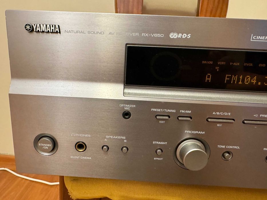 Yamaha RX-V650 RDS AV Amplifier64584485758082121