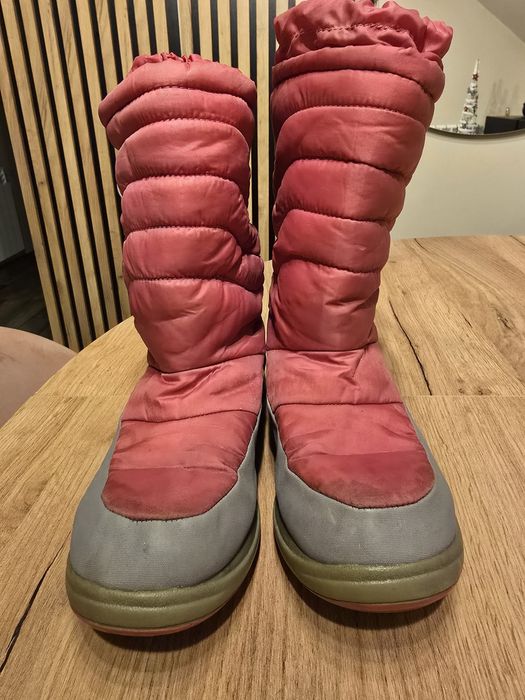 Śniegowce dziewczęce rozmiar około 34 - 35