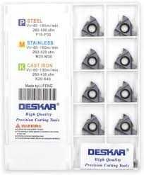 Пластина резьбовая 10 шт DESKAR 16IR AG60 для внутренней метрич резьбы