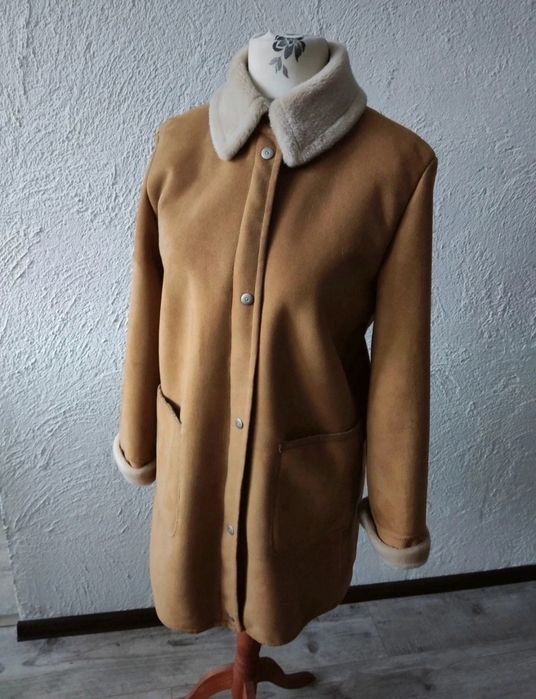 Ciepły kożuszek damski 38 M elegancki